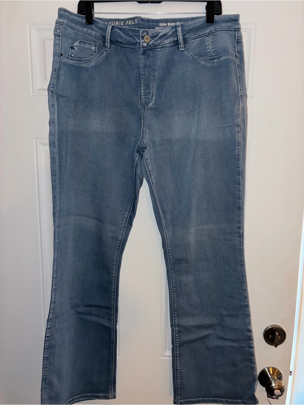 NWOT LAURIE FELT XL Silky Baby Bell Jean | Vital Stretch Technology